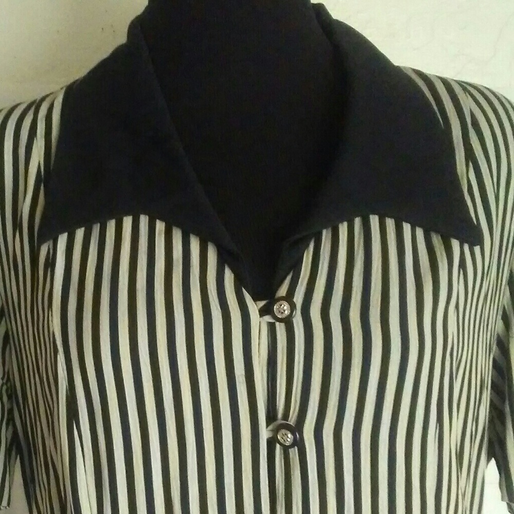 Betsy Things Striped Blouse